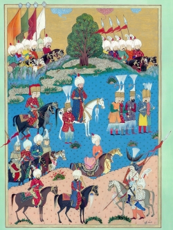 Atların Savaşa Hazırlık Minyatürü