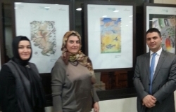 Yunus Emre Beyrut Sergi 2016 Ayşenur Kapusuz ve Aysel Güleser Ekşi